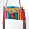 ADBG664 American Darling Hand Tooled Floral & Saddle Blanket Western Small Cross body Bag