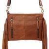 ADBGA154 American Darling Floral Carved Tooled Genuine Leather Large Cross body Bag