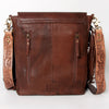 ADBGA158 American Darling Hand Tooled Floral Carved Genuine Leather Cross body Bag