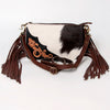 ADBGA160 American Darling Hair-On Cowhide & Tooled Leather Small Cross body Bag