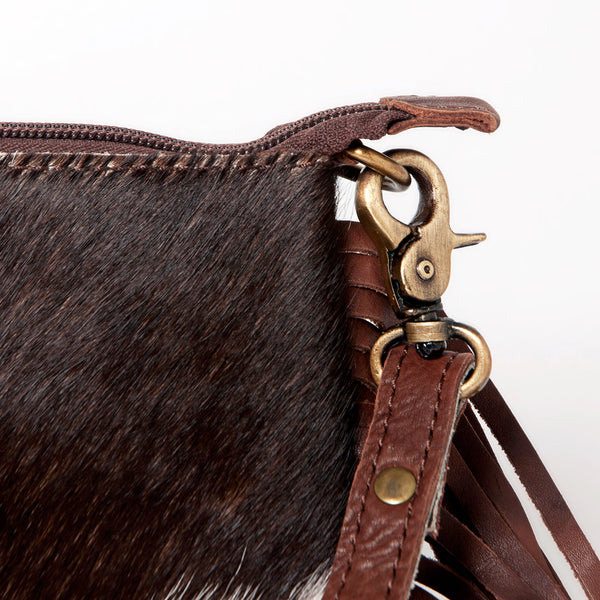 ADBGA160 American Darling Hair-On Cowhide & Tooled Leather Small Cross body Bag