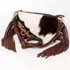 ADBGA160 American Darling Hair-On Cowhide & Tooled Leather Small Cross body Bag