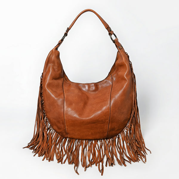 SWC127 Signature Side-Fringe Hobo Bag