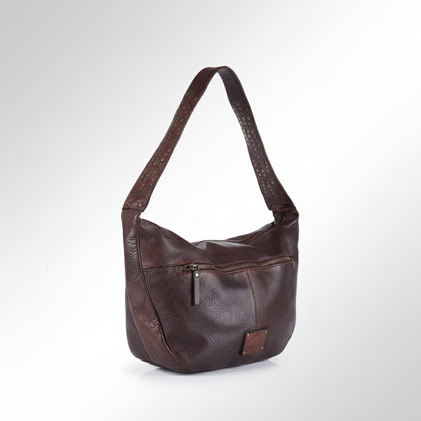 SWC129 Modern Weave-Pattern Shoulder Bag