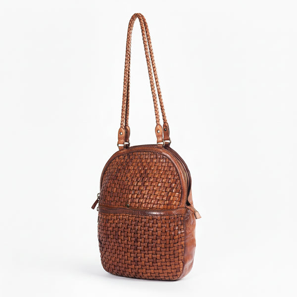 SWC130 Modern Weave-Pattern Shoulder Bag