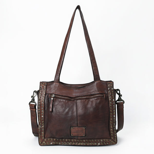 SWC133 Signature Rivet-Trim Tote Bag