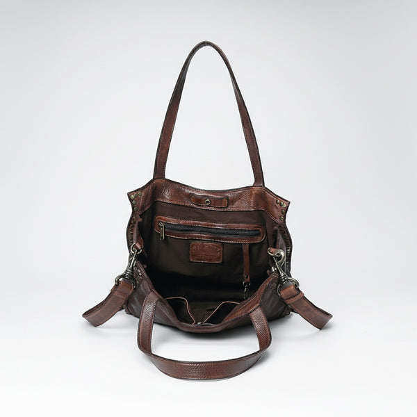 SWC133 Signature Rivet-Trim Tote Bag