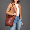 SWC134 Heritage Rivet Panel Tote Bag