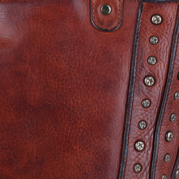 SWC134 Heritage Rivet Panel Tote Bag