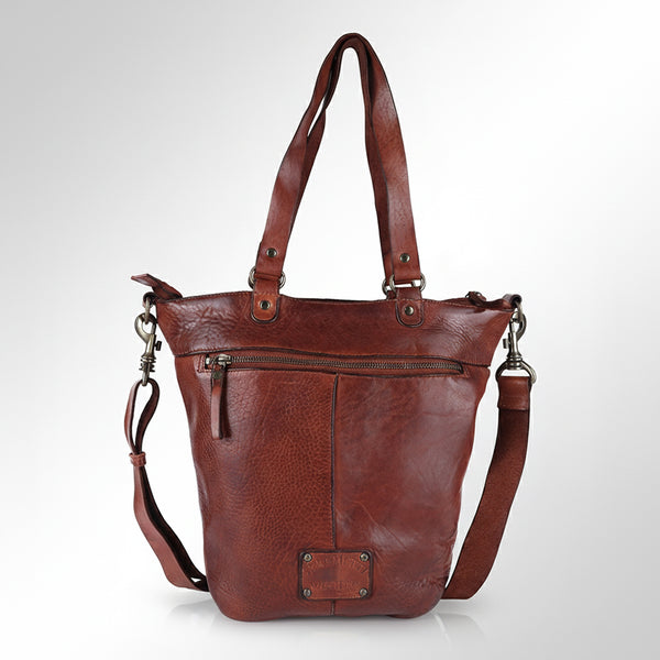 SWC134 Heritage Rivet Panel Tote Bag