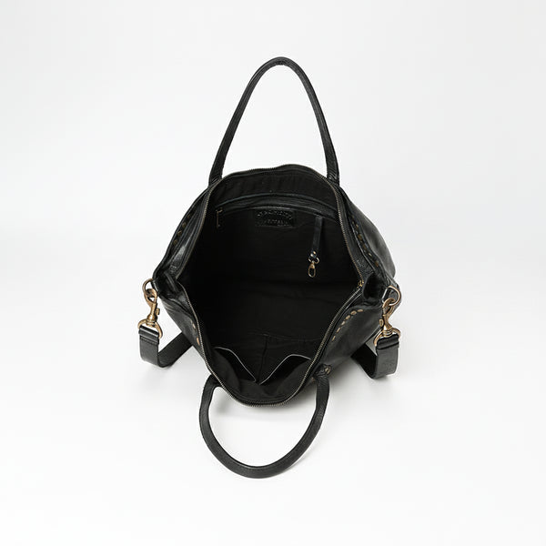 SWC135 The Meridian Studded Carryall Tote Bag