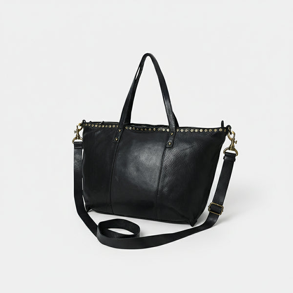 SWC135 The Meridian Studded Carryall Tote Bag