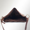 SWC142 Signature Riveted Leather Shoulder Bag