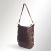 SWC142 Signature Riveted Leather Shoulder Bag