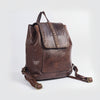 SWC145 Signature Riveted Leather Backpack