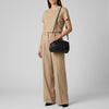 SWC148 Classic Leather Woven Crossbody