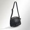 SWC148 Classic Leather Woven Crossbody