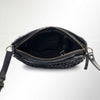 SWC148 Classic Leather Woven Crossbody