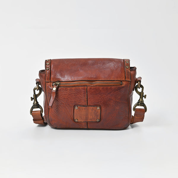 SWC149 Studded Leather Crossbody Bag