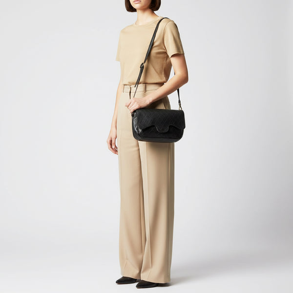 SWC151 Sleek Structured Crossbody Bag