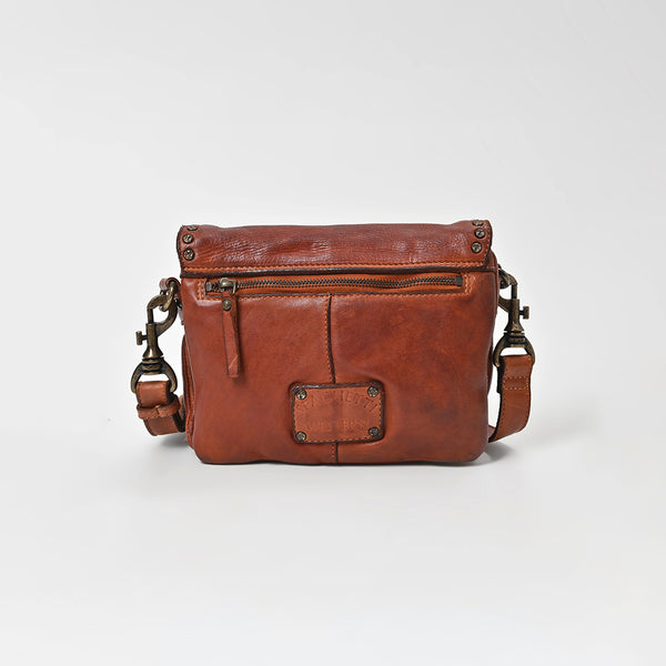 SWC153 Studded Leather Crossbody Bag