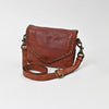 SWC153 Studded Leather Crossbody Bag