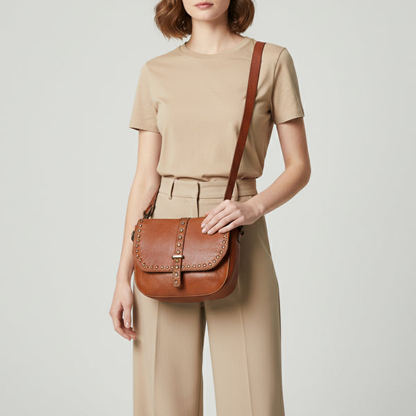 SWC155 Antique Brass Crossbody Bag
