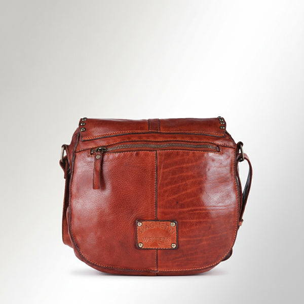 SWC157 Vintage-Inspired Studded Crossbody