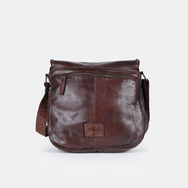 SWC157 Vintage-Inspired Studded Crossbody