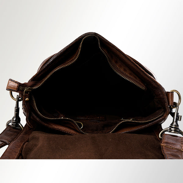 SWC160 Decorative Woven Leather Crossbody