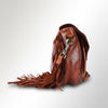 SWC164 Riveted Flap Fringe Crossbody