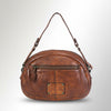 SWC167 Studded Arc Flap Shoulder Bag