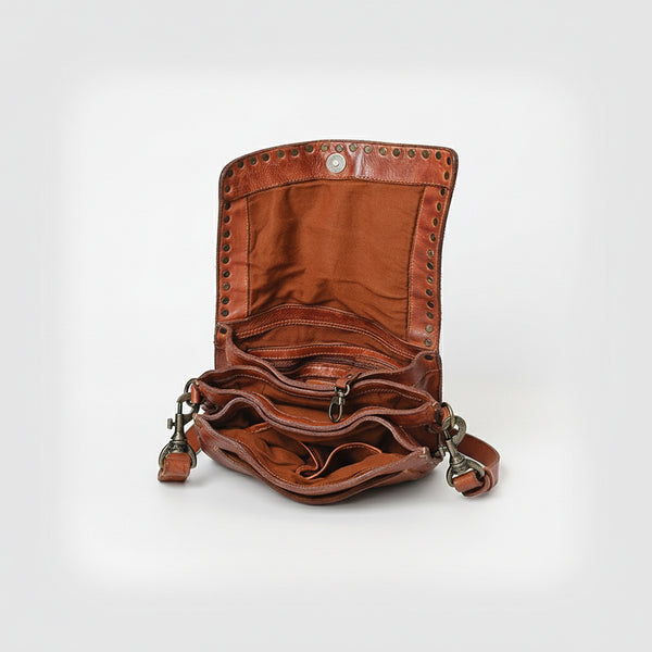 SWC169 Studded Flap Western Crossbody