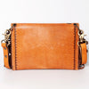 ADBGA168 American Darling Hand Tooled Floral Carved Genuine Leather Envelope Bag