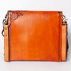 ADBGA170 American Darling Hand Tooled Genuine Leather Envelope Bag with Fringes