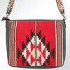 ADBGA172 American Darling Hand Woven Saddle Blanket & Tooled Leather Envelope