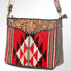 ADBGA172 American Darling Hand Woven Saddle Blanket & Tooled Leather Envelope