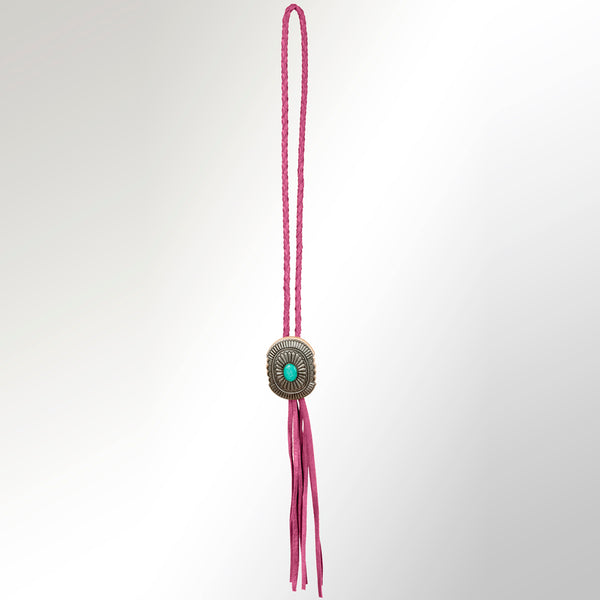 LC-ADJW107E Braided Genuine Leather Jewelry Necklace