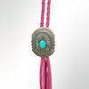 LC-ADJW107E Braided Genuine Leather Jewelry Necklace