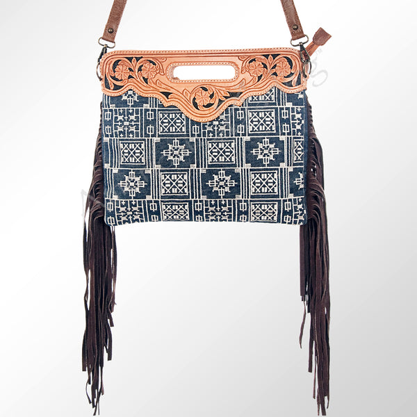 GIBGX158 Clutch Genuine Western Leather Women Bag