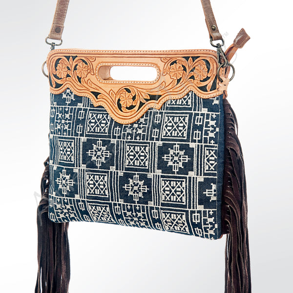 GIBGX158 Clutch Genuine Western Leather Women Bag