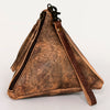 ADBG669 American Darling Handcrafted Pyramid Silhouette Western Leather wristlet Bag