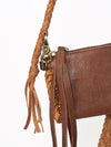ADBGD133 American Darling Handcrafted Leather Small Cross body Bag with Braided Strap