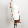 ADBGD133 American Darling Handcrafted Leather Small Cross body Bag with Braided Strap
