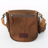 ADBGD134 American Darling Handcrafted Leather Cross body Bag with Long Fringes & Braided Trim
