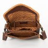 ADBGD137 American Darling Handcrafted Leather Envelope Bag with Artisan Braided Trim