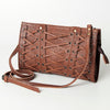 ADBG684 American Darling Handcrafted Lace-Up Western Leather Crossbody Bag