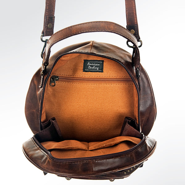 ADBG691 American Darling Handcrafted Hair-On Cowhide Western Leather Canteen Bag