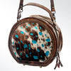 ADBG691 American Darling Handcrafted Hair-On Cowhide Western Leather Canteen Bag