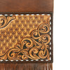 ADBGA179 American Darling Hand Tooled Leather Fringe Messenger